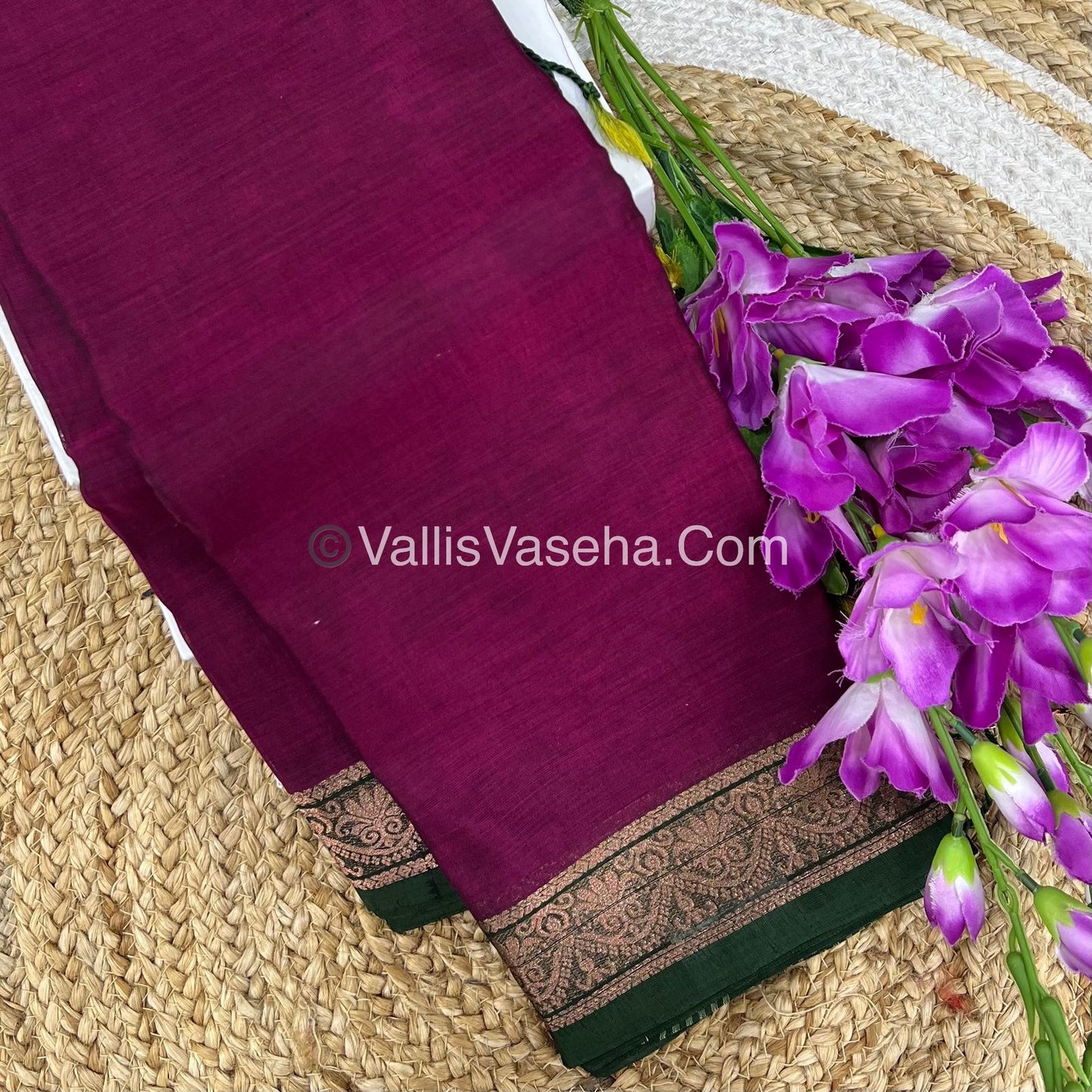 Dhaka Cotton Saree - VVDCS002