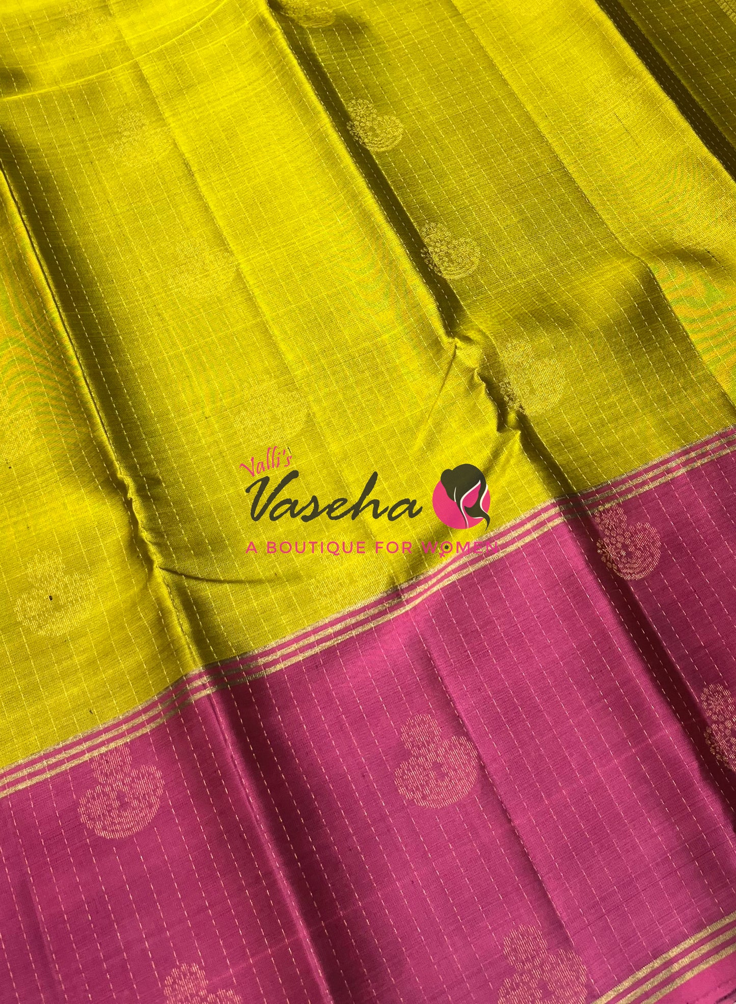 Half Mix - Pure Soft Silk Saree - Long Retta Petta Border with Butta - VVPSS084