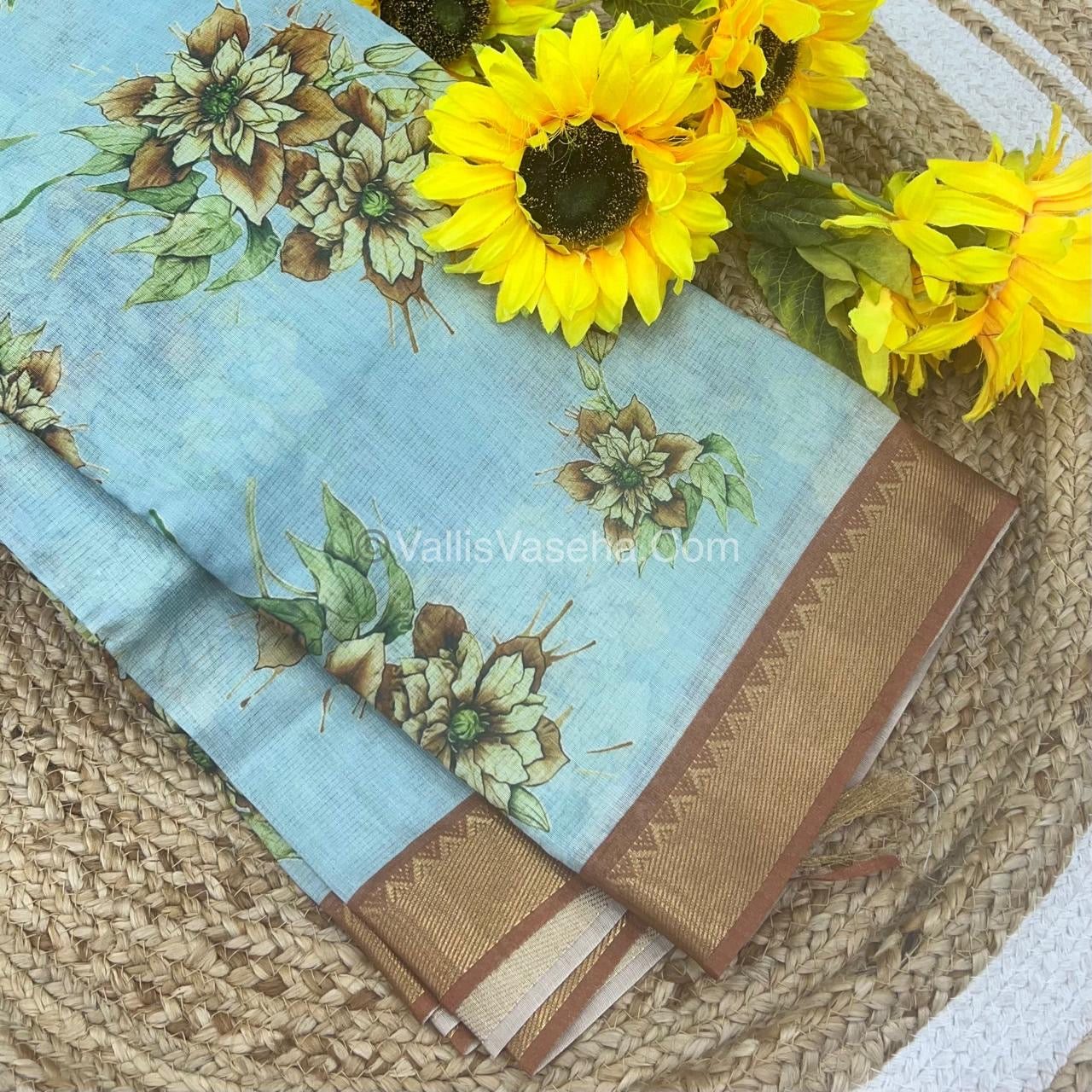 Mangalgiri Silk| Floral Prints | VVMS001