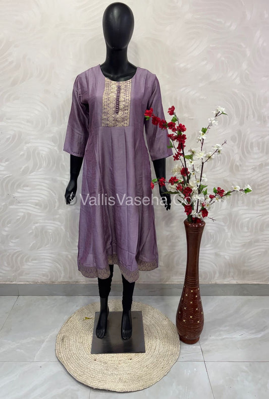 Ready Made - Anarkali - Vichitra Silk -   VVRAK001