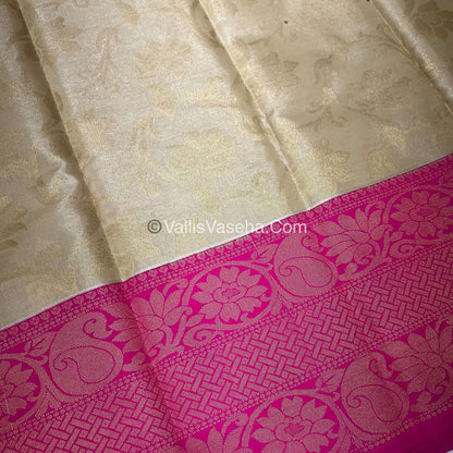 30% less - Offer Saree - Semi Tissue Saree - VVDS006