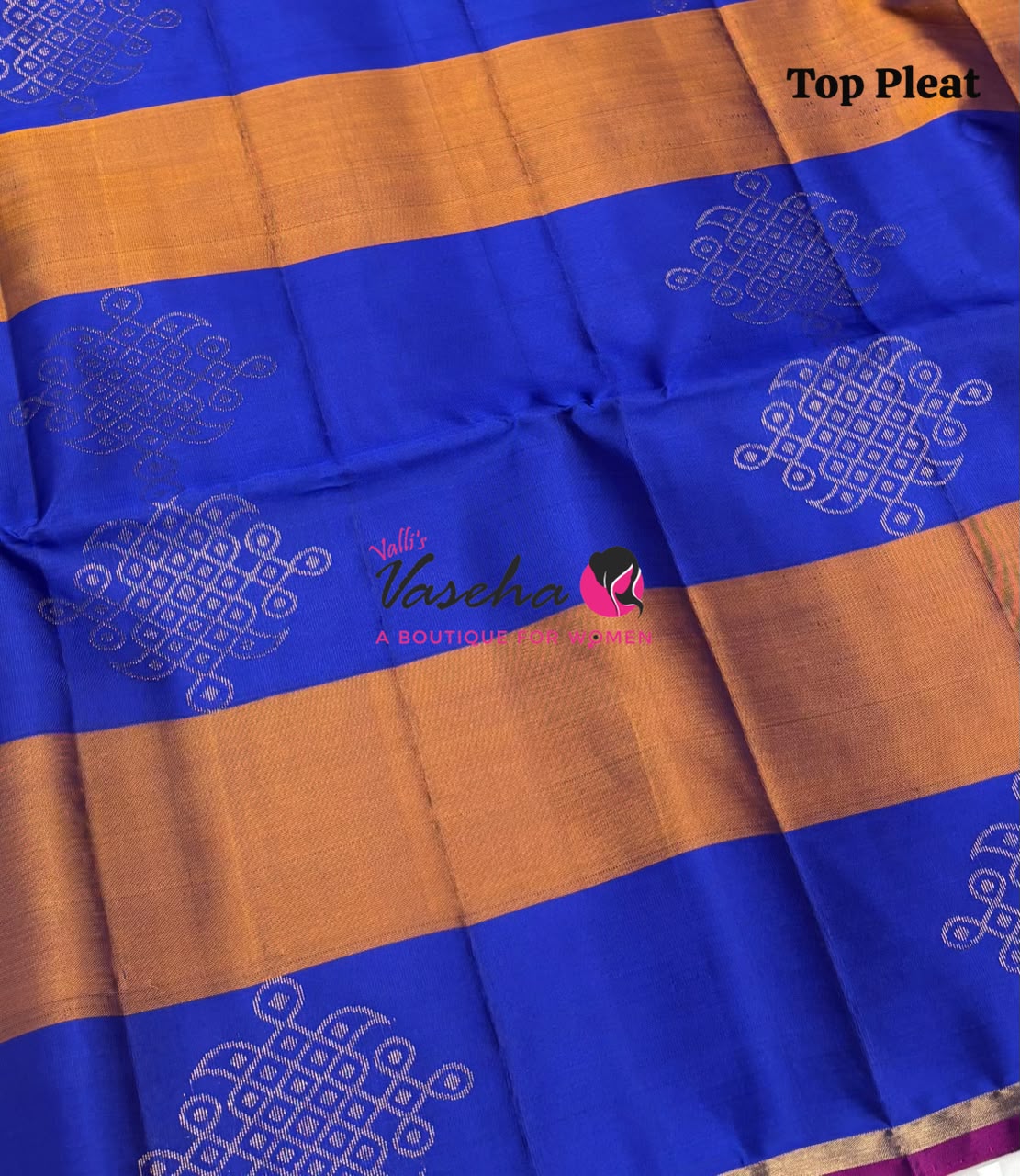 Pure Soft Silk Saree - Partly Pallu -  Half & Half Saree - VVPSS088
