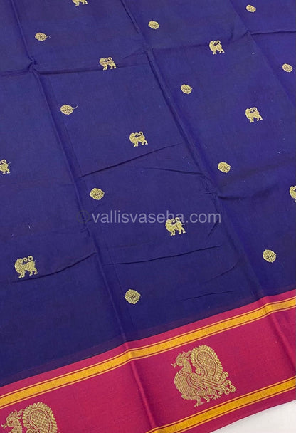 Premium Kanchi Cotton Saree - VVKCS004