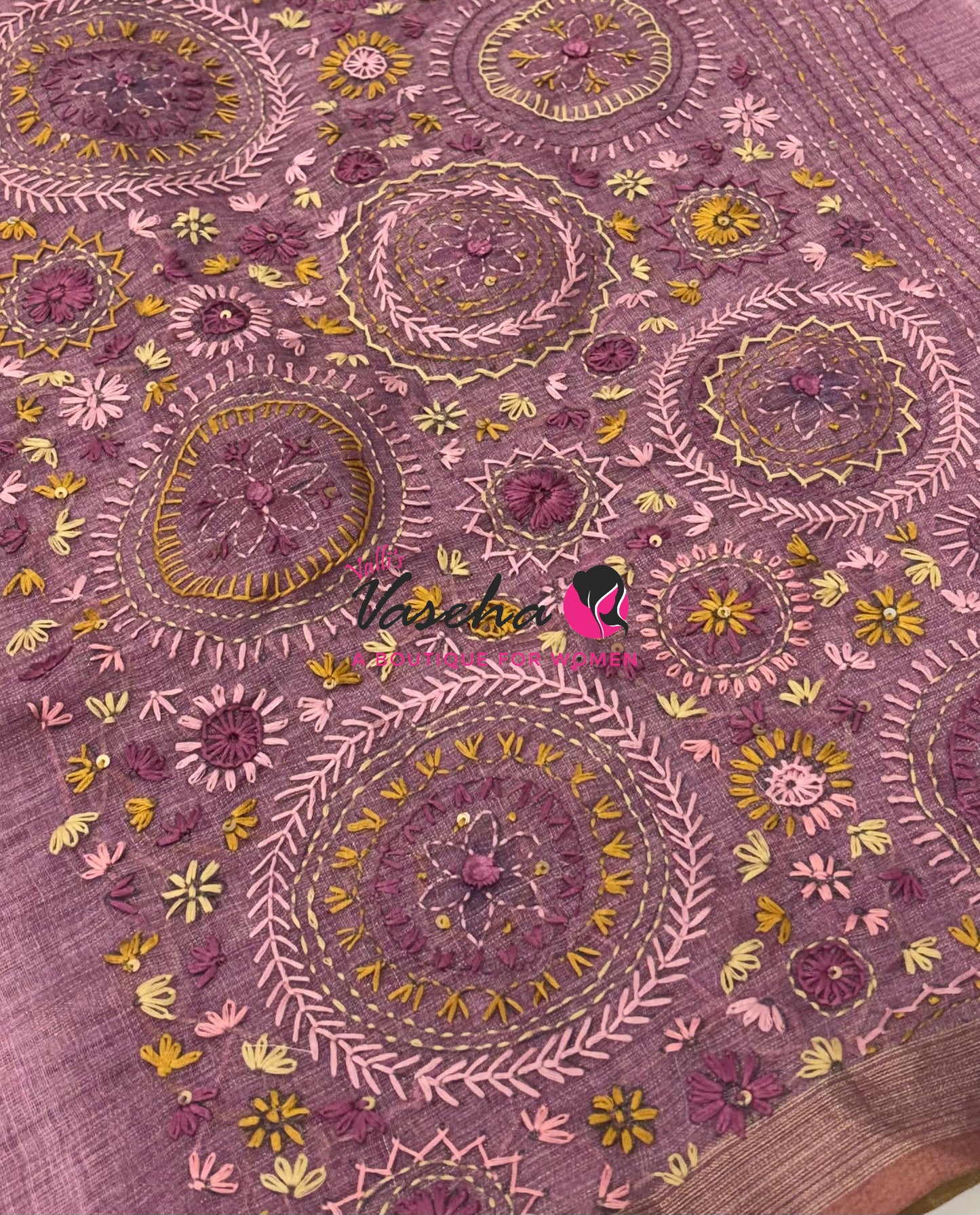 French Knot - Tissue Saree  - VVLFN019