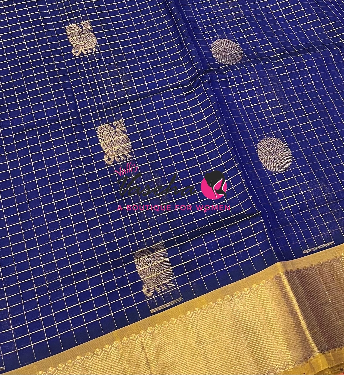 Pure Silk Cotton Saree - Mayil & Chakkaram Design -  Purplish Pink With Yellow Shade -VVMC002