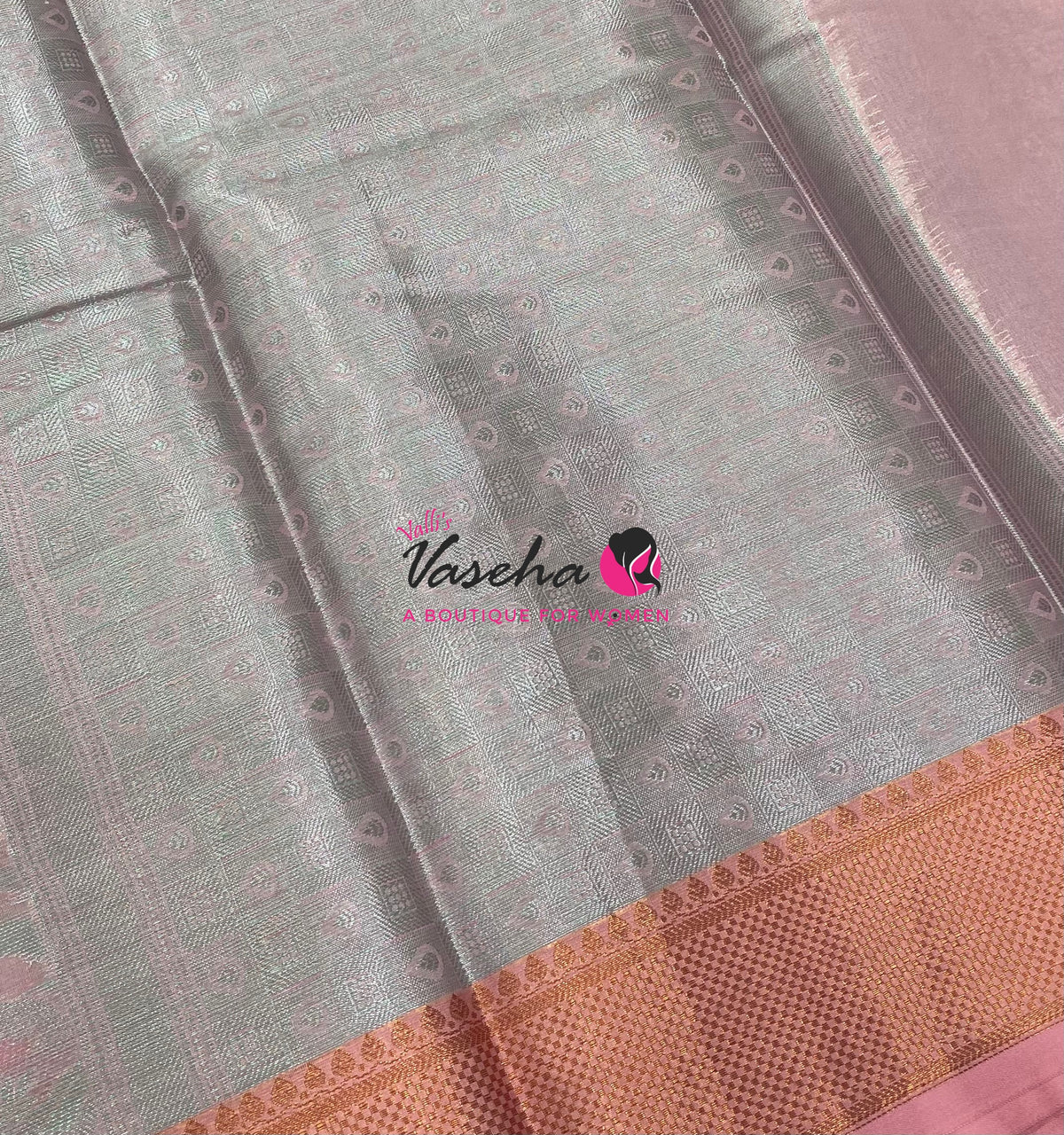 40% less - Offer Saree - Semi Banarsi Silk Saree - VVDS008