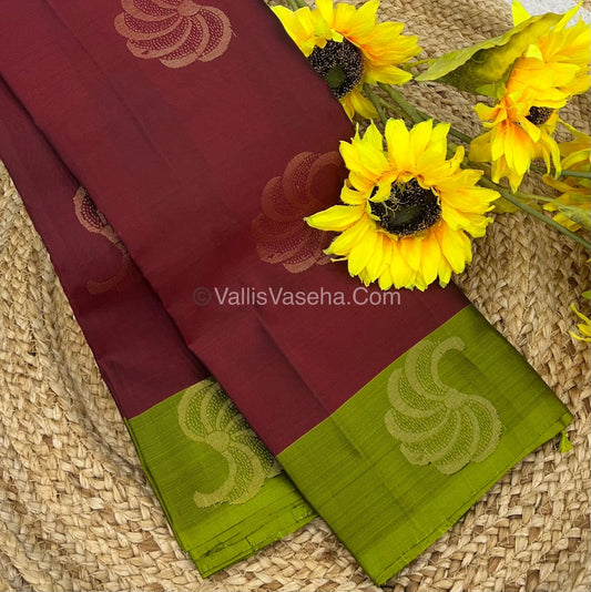 Half Mix - Pure Soft Silk Saree - VVPSS030