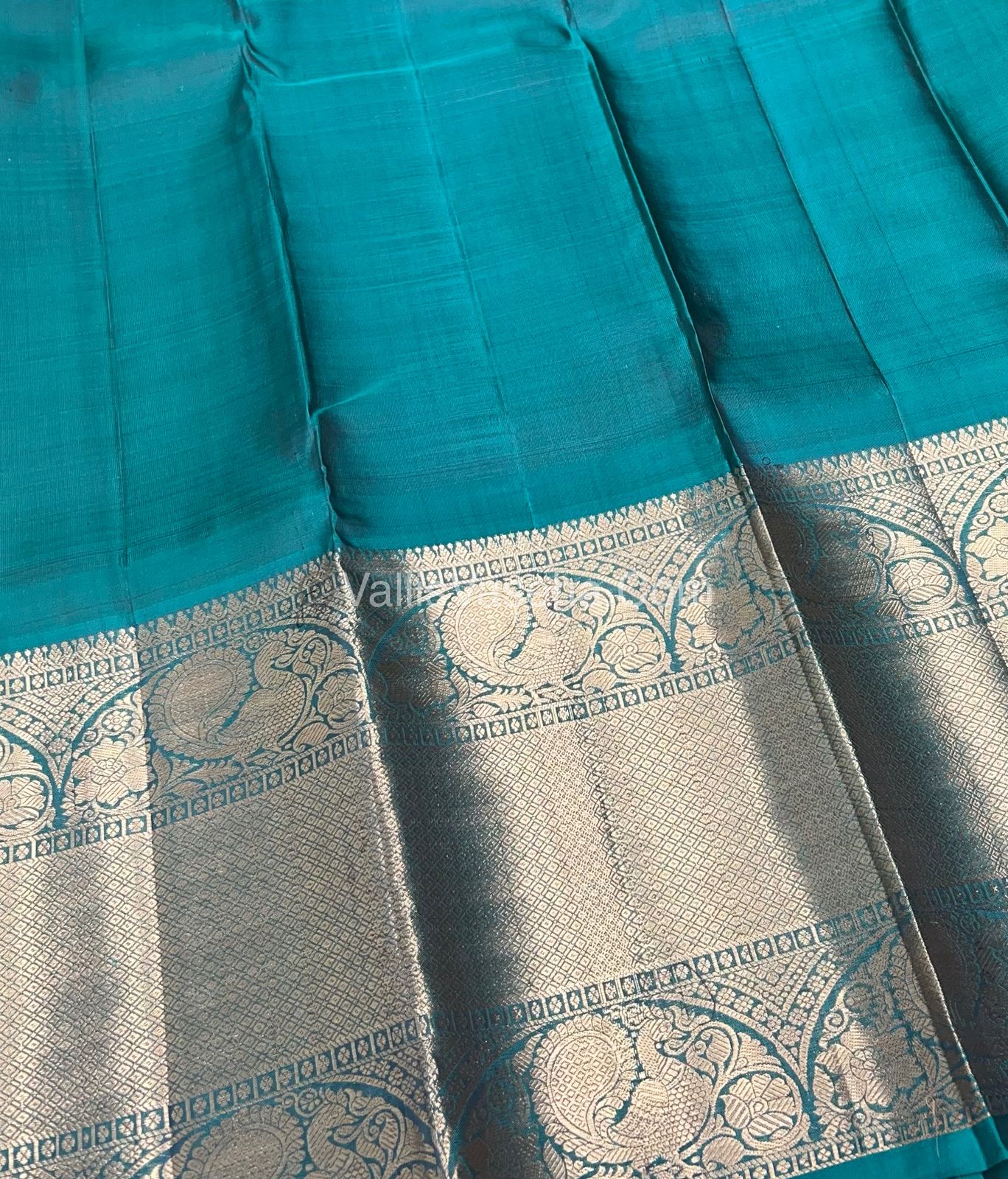Half Mix - Pure Soft Silk Saree - Mehandhi Green & Ramar Green Shade - VVPSS031