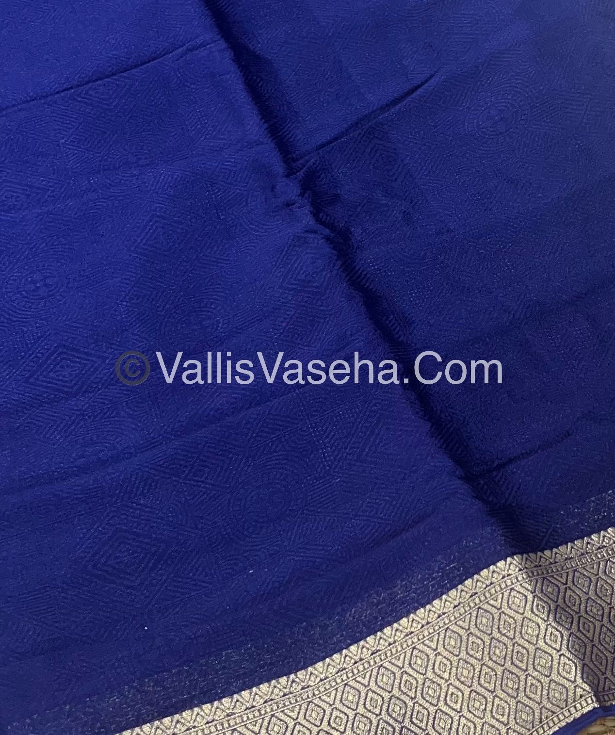 Semi Viscose / Semi Mysore Crepe Silk Variety - Embossed Design - VVSMC002
