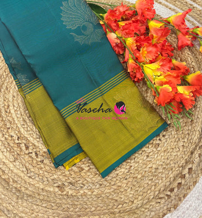 Half Mix - Pure Soft Silk Saree - VVPSS108