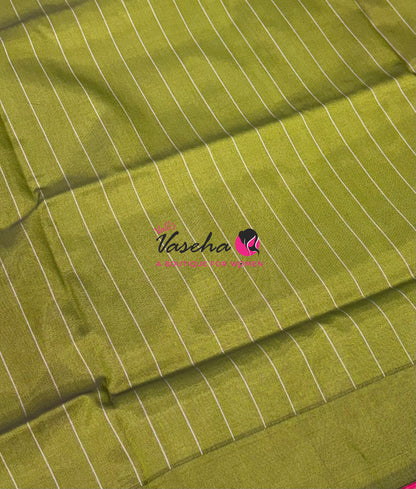 Vazhai Pattu Saree / Banana Pith - With Blouse - VVVPS003