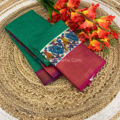 40% less - Offer Saree - Mixed Cotton Saree - VVDS006