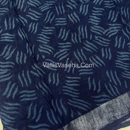 Linen Mixed Cotton Saree |VVLMP001