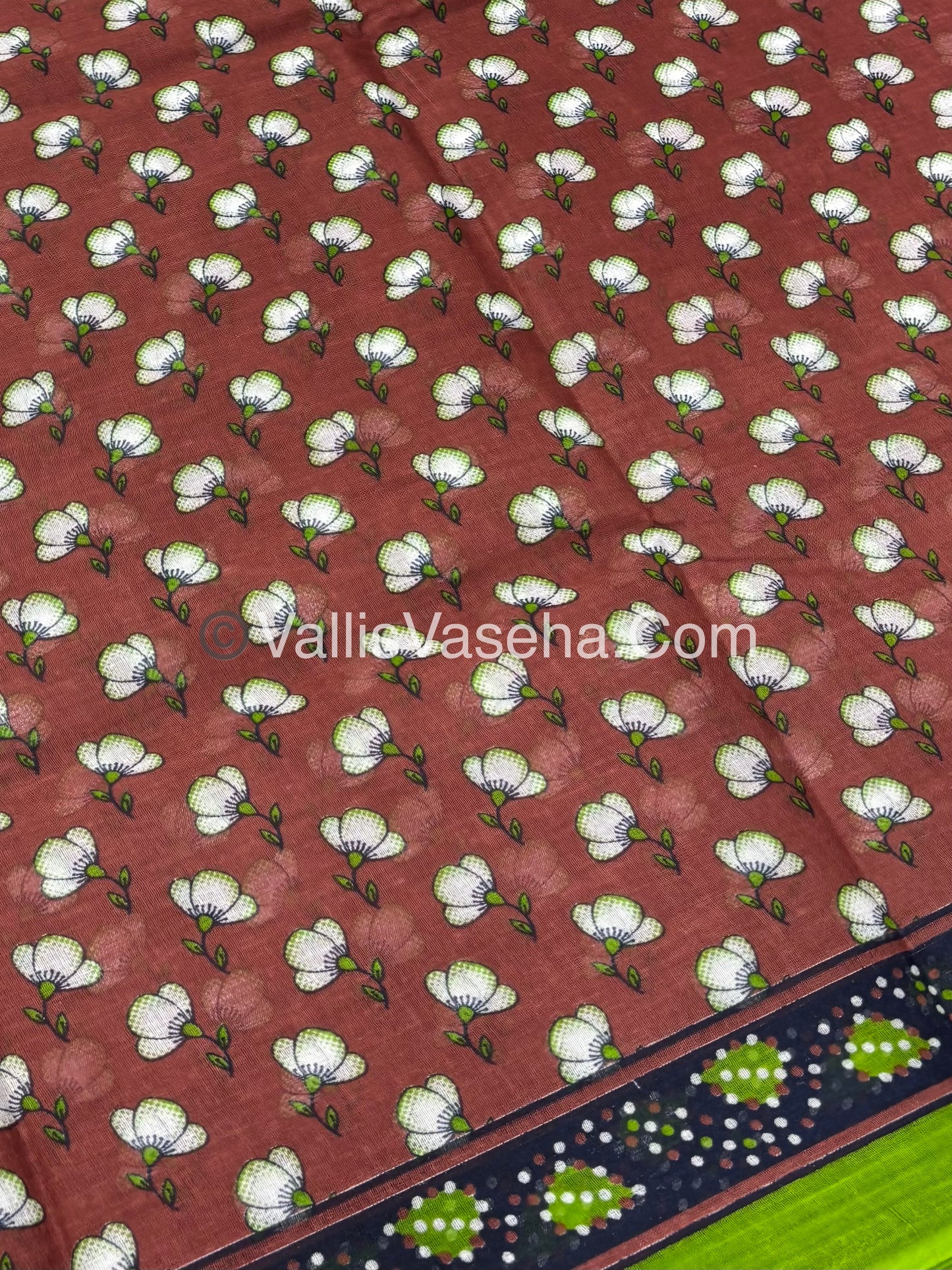 Pure Cotton Voile Saree | VVPVC003