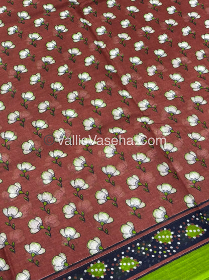 Pure Cotton Voile Saree | VVPVC003