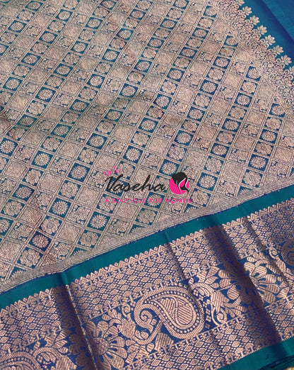 Half Mix - Pure Soft Silk Saree - VVPSS031
