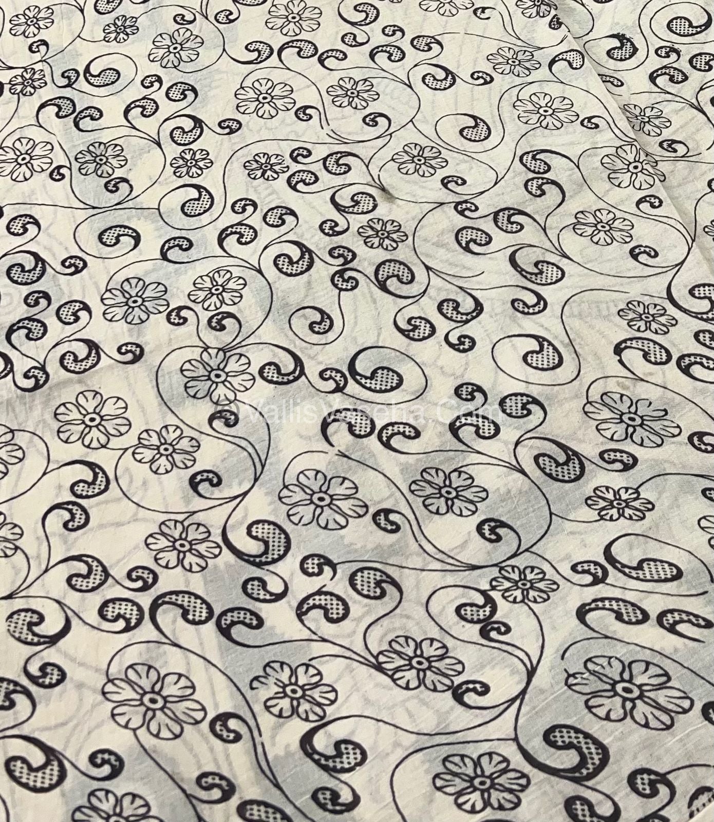Pure Kalamkari Cotton Saree - VVPKC002