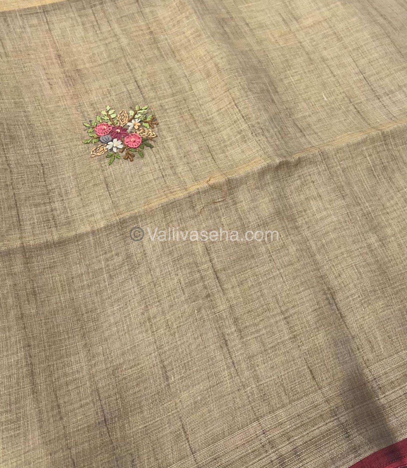 French Knot - Tissue Saree -  VVLFN001