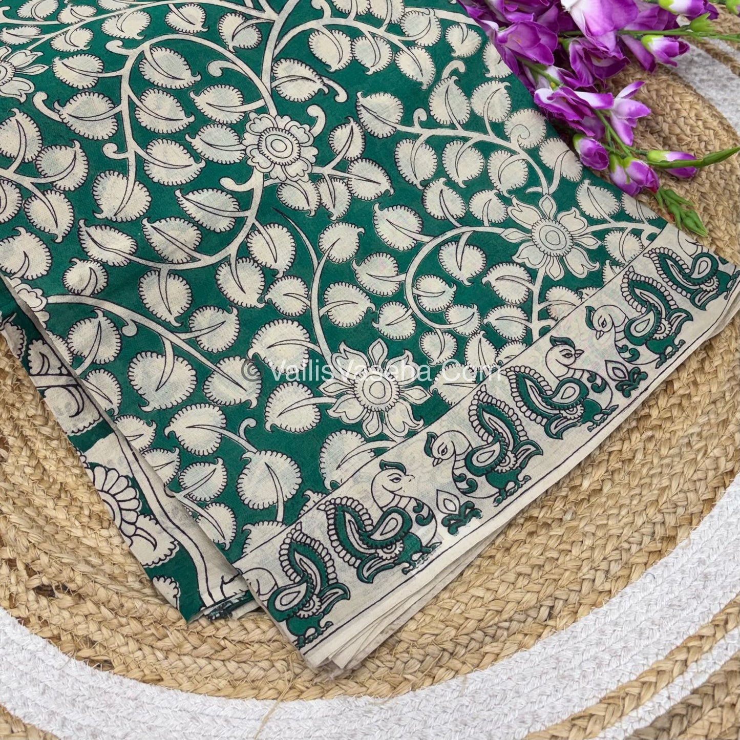 Pure Kalamkari Cotton Saree - VVPKC002