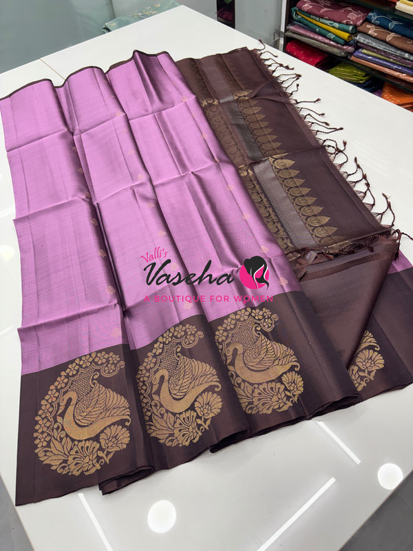 Pure Soft Silk Saree  - VVPSS061