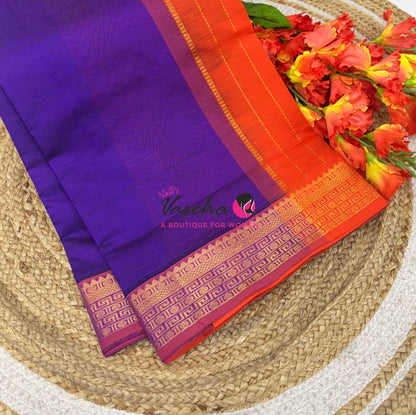 Semi Silk Cotton Saree | Vairavoosi  Design |VVSSC017