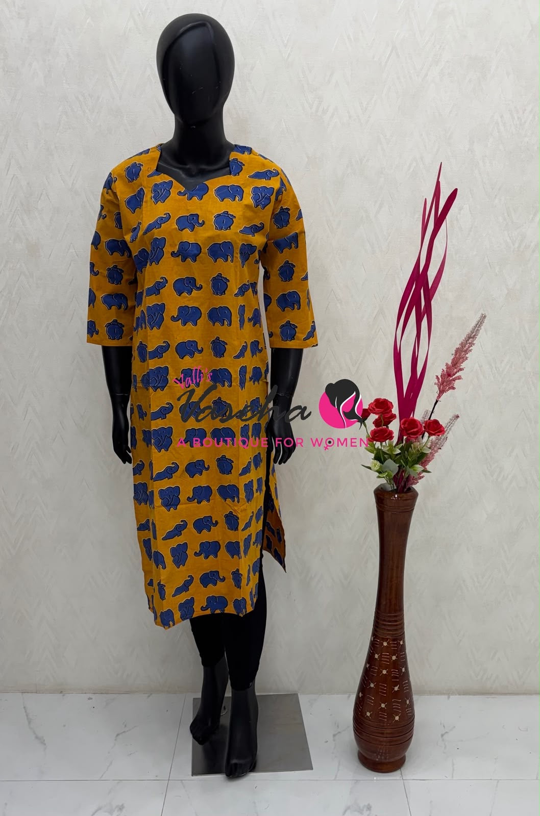 Ready Made - Kalamkari Kurti - VVRKK003