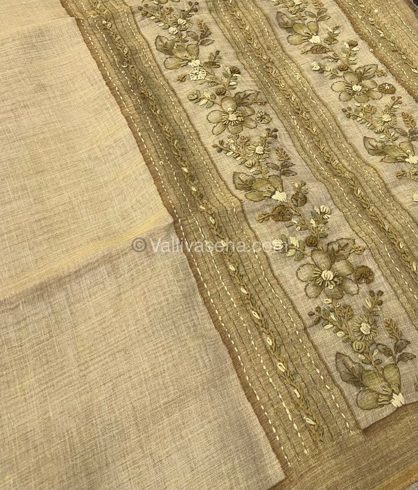 French Knot - Tissue Saree -  VVLFN001