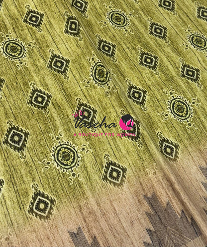 30% less - Offer Saree - Semi Tussar Saree - VVDS008