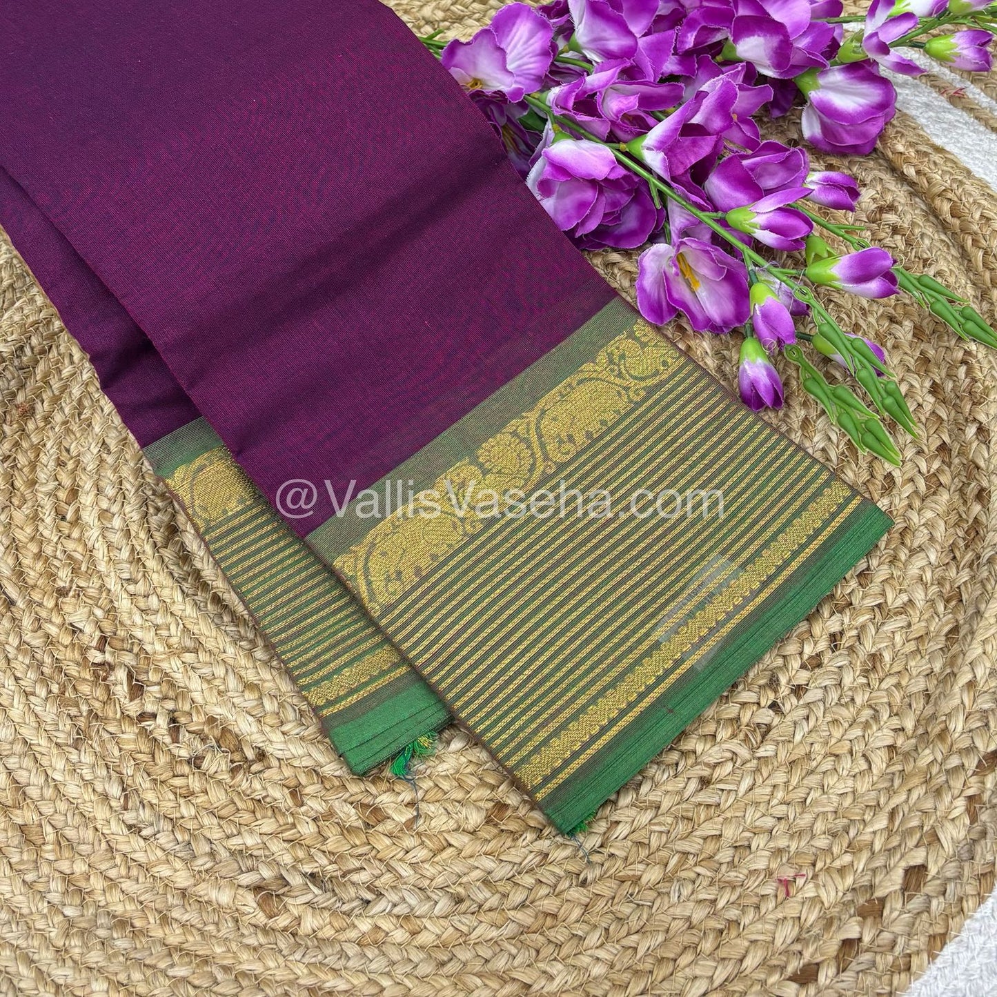 Kanchi Cotton Saree - VVKCS016