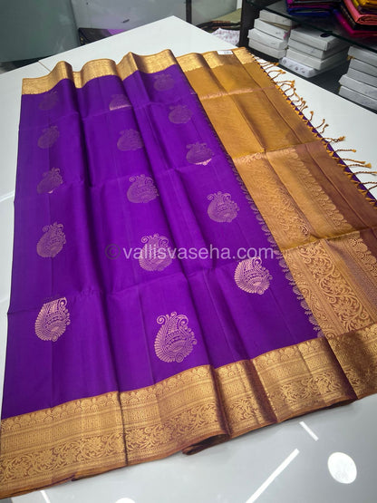 Pure Soft Silk Saree - Kanchi Border - VVPSS015