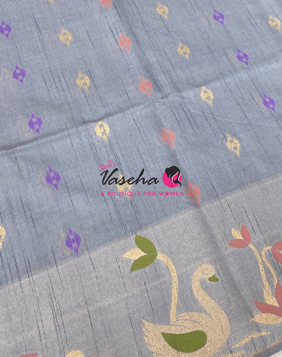 Banarasi - Heritage Meenakari Silk - Grey Shade - VVBHS013