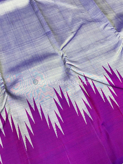 Pure Kanchipuram Silk Saree - Thalampoo - VVPS029