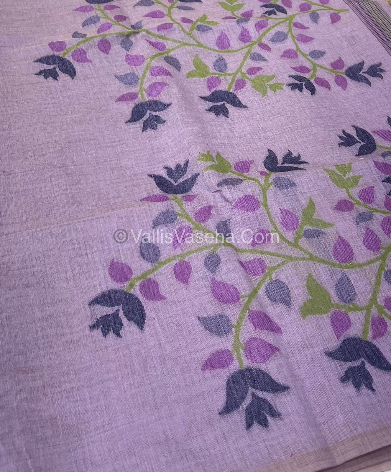 Muga Cotton Saree - VVMCS001