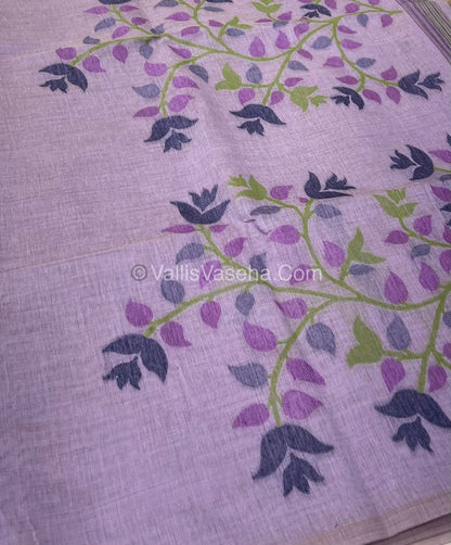 Muga Cotton Saree - VVMCS001