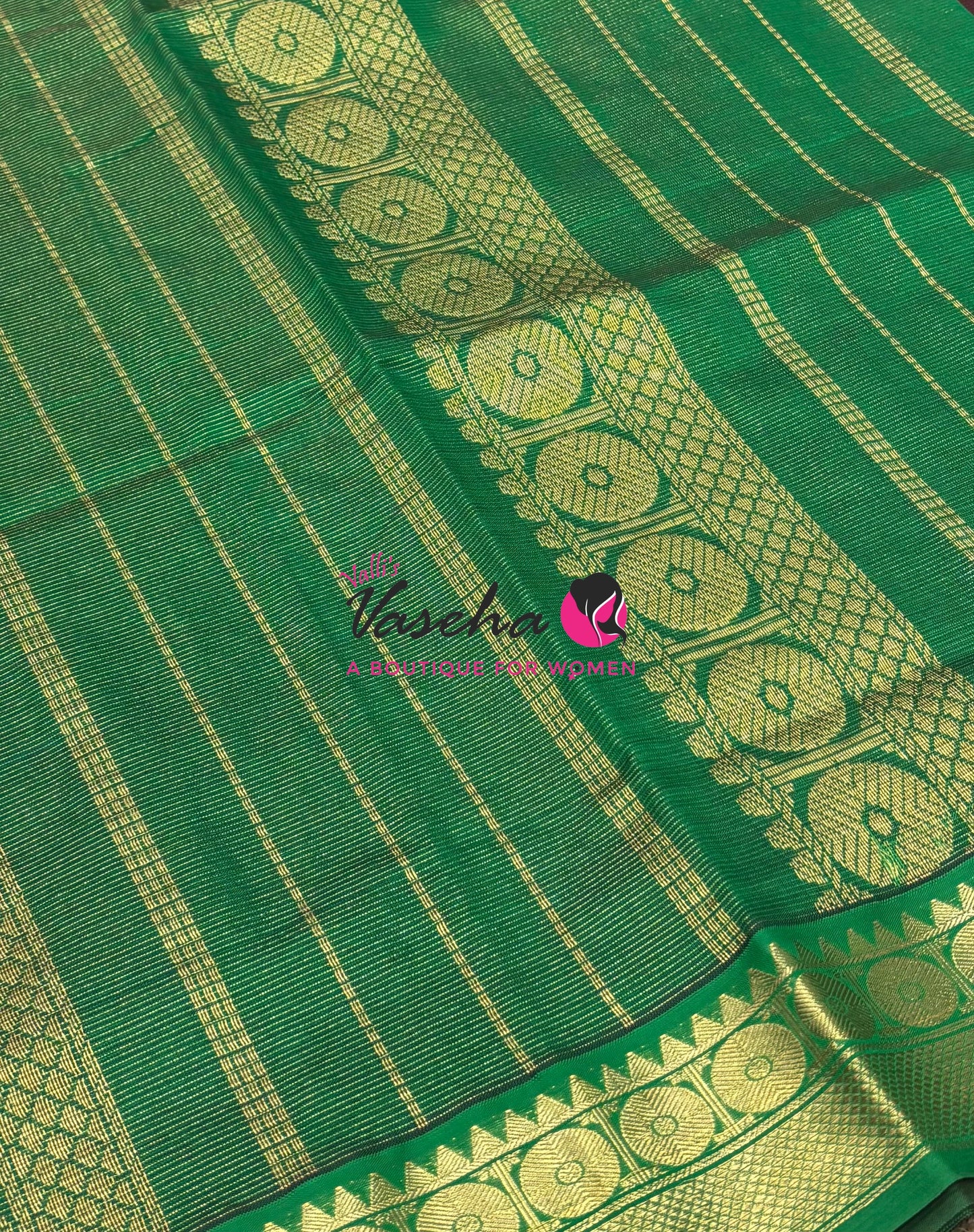 9 Yards |Semi Silk Cotton Saree | Vairavoosi  Design | VV9YSS001