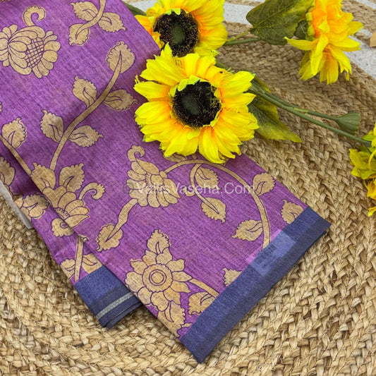 Semi Tussar Silk Saree |VVSTS048