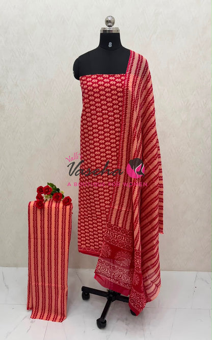 Pure Mul Mul Cotton | Unstitched Material | VVUSM065