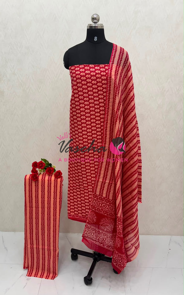 Pure Mul Mul Cotton | Unstitched Material | VVUSM065
