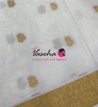 Kerala Cotton Saree - VVKCS031