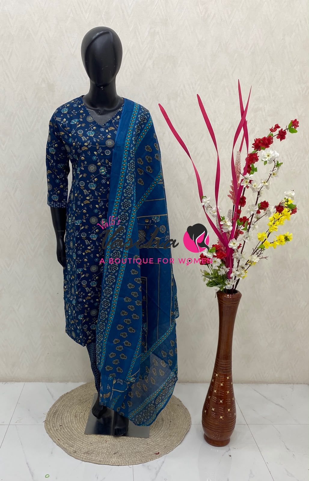 Ready Made - Salwar, Kameez & Duppatta(3pc) - Printed - VVRBS010