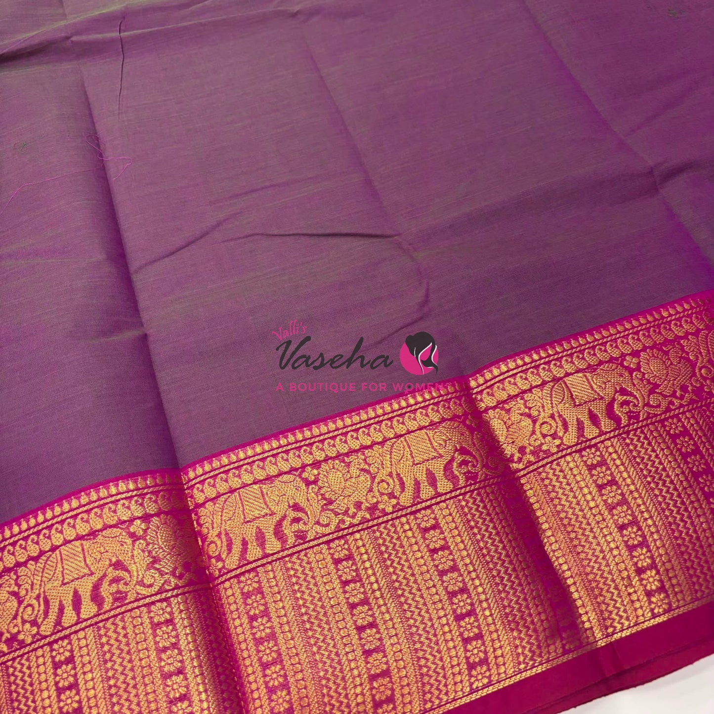 Kanchi Cotton Saree - VVKCS019
