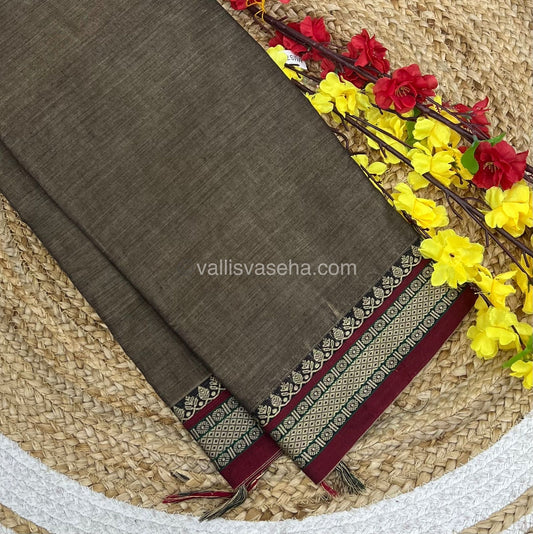 Narayanapet Mercerised Cotton Saree - VVNMC001
