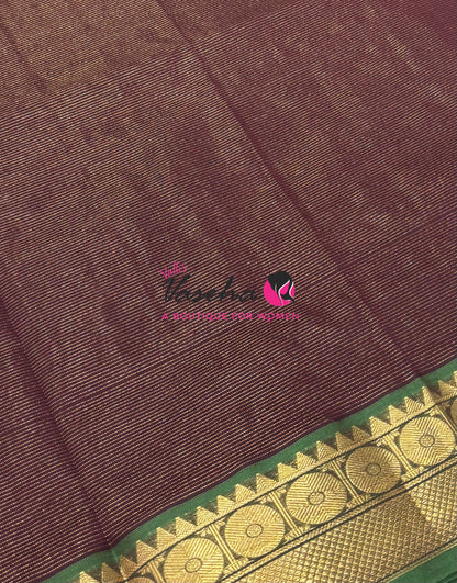 9 Yards |Semi Silk Cotton Saree | Vairavoosi  Design | VV9YSS001
