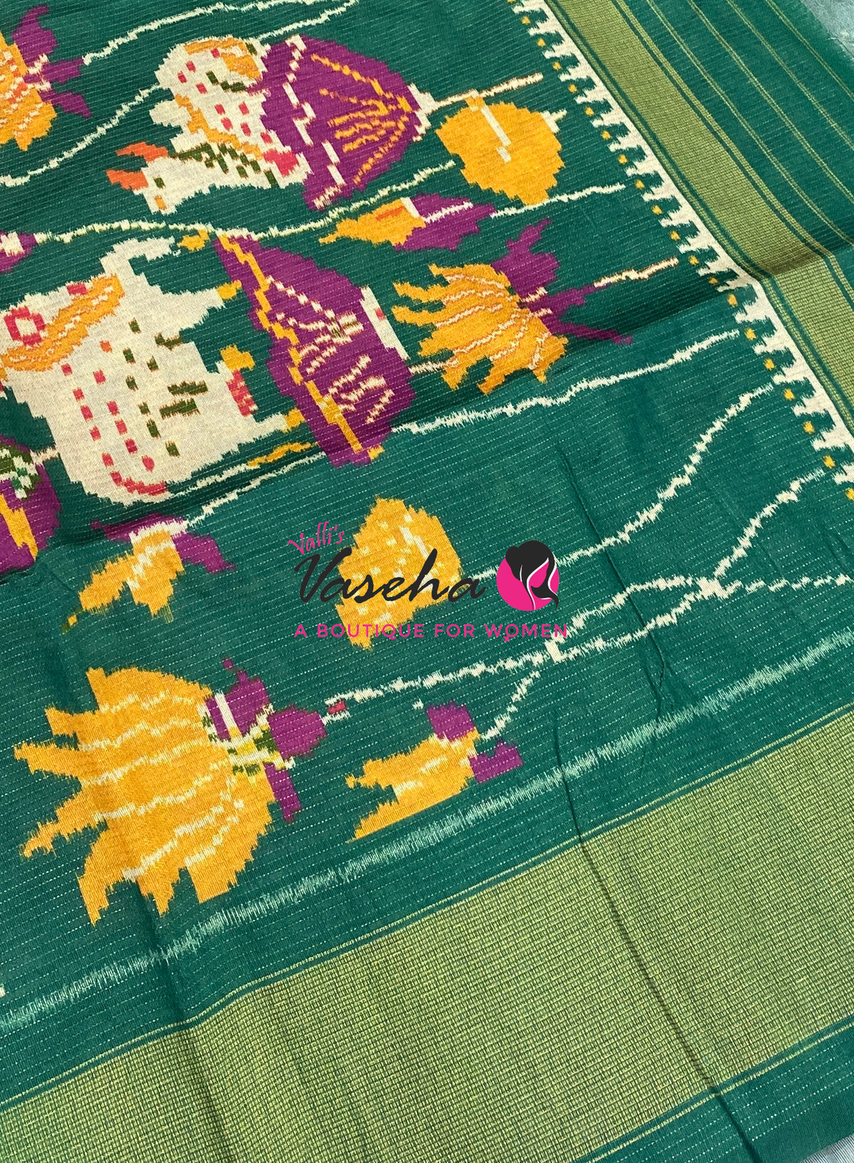 Art Tussar / Art Silk - Purple & Blue Shade - VVATS006