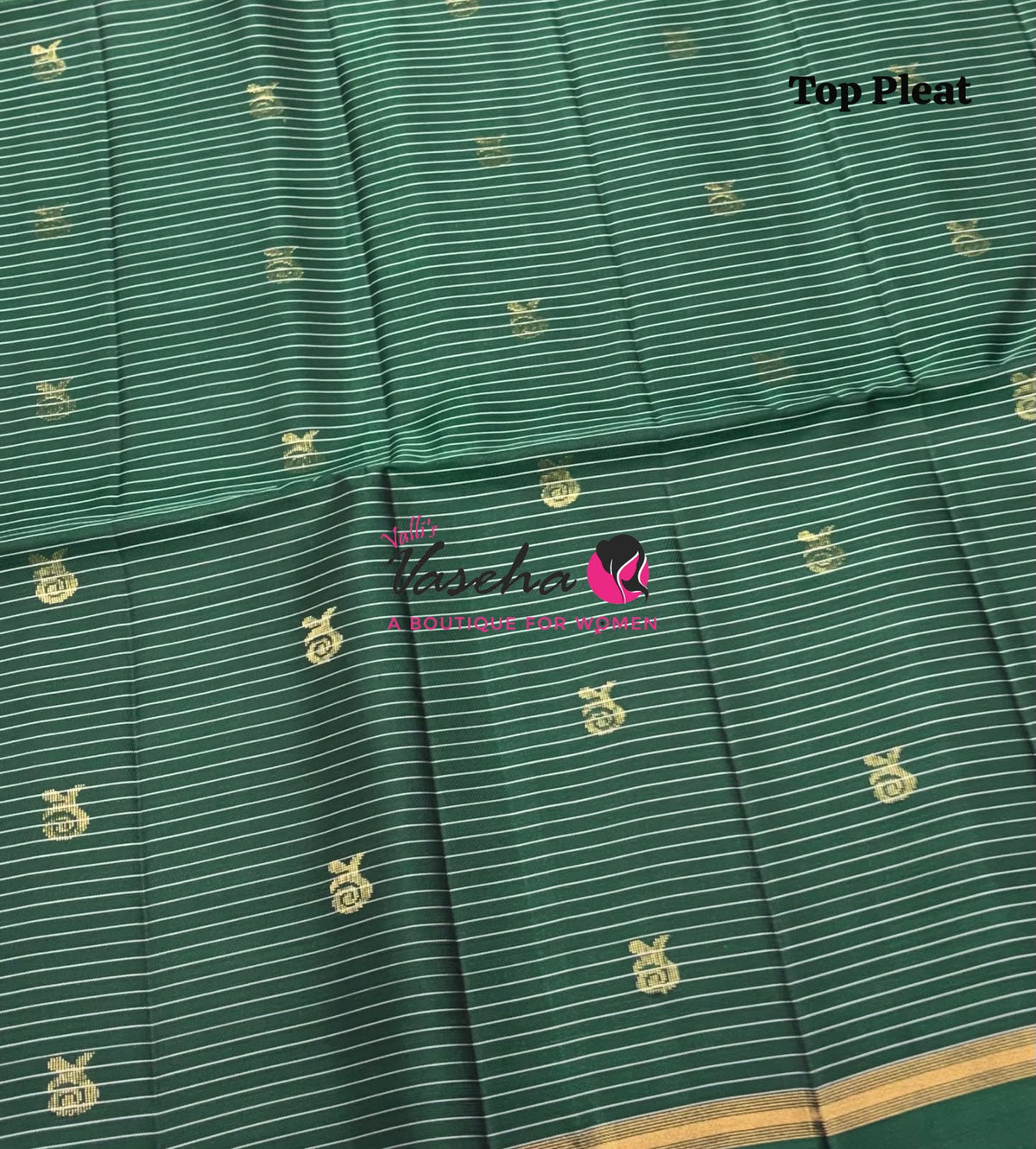 Pure Soft Silk Saree - Partly Pallu -  Half & Half Saree - VVPSS142