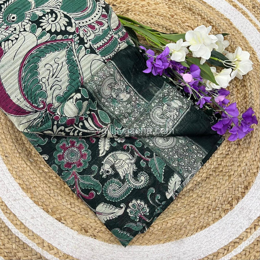 Jute Mixed Cotton Saree | VVJCS001