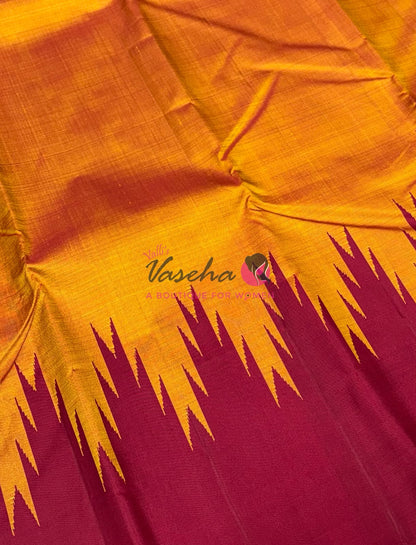 Pure Kanchipuram Silk Saree - Thalampoo - VVPS029