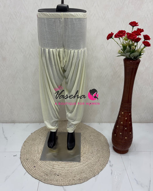 Semi Patiyala - Cream Shade - VVSP001