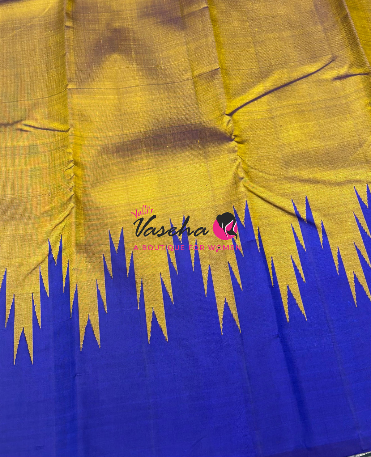Pure Kanchipuram Silk Saree - Thalampoo - VVPS029