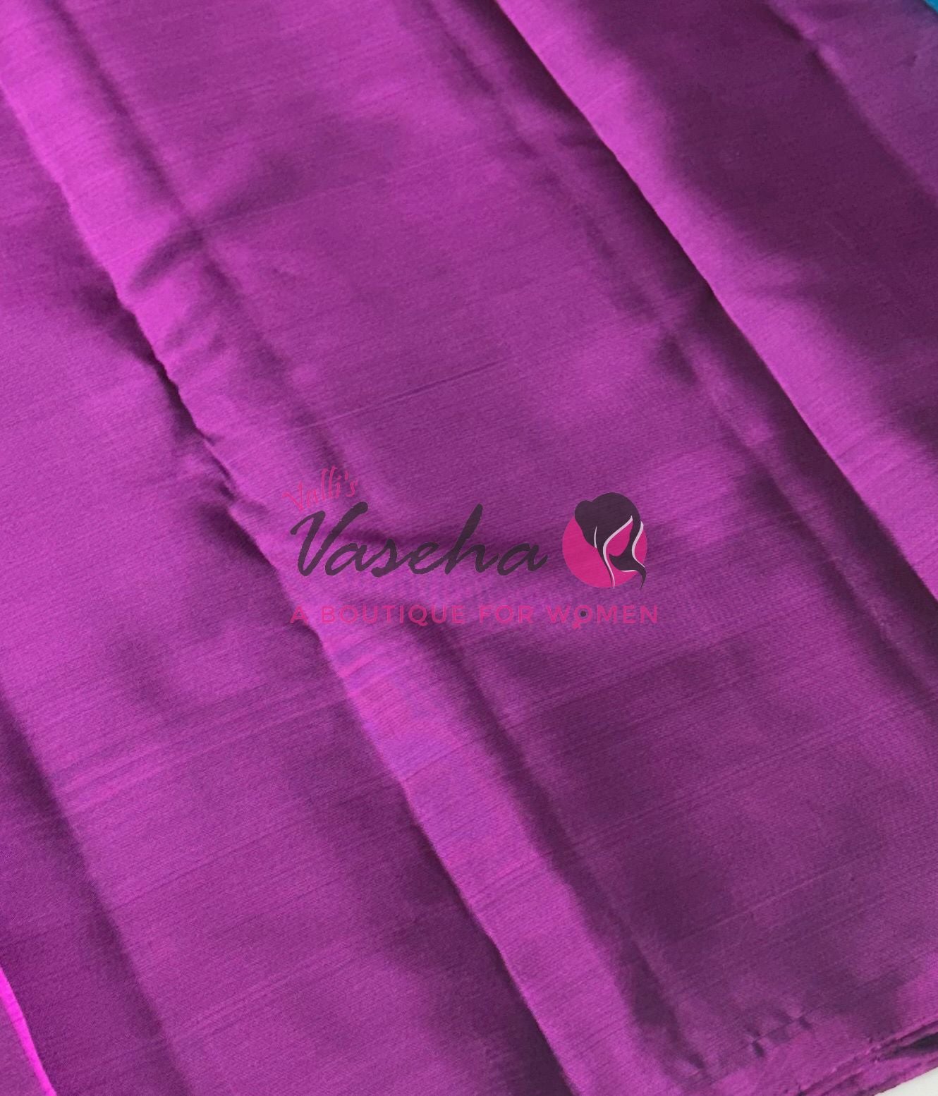 Half Mix - Pure Soft Silk Saree - Border with Butta - VVPSS105